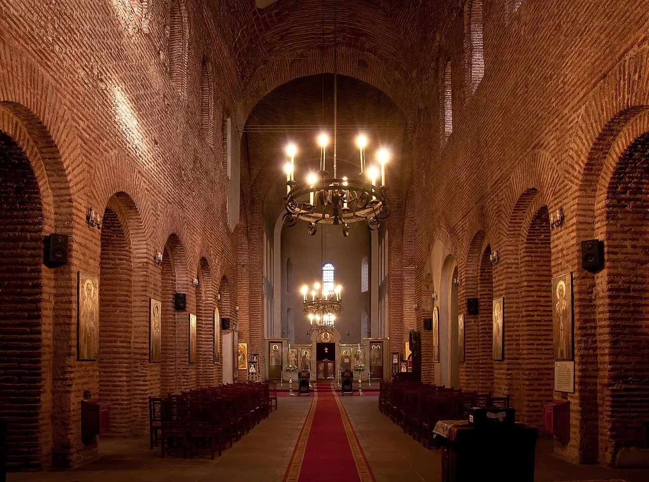 Interior of Saint Sofia Church, Sofia, (6th century)