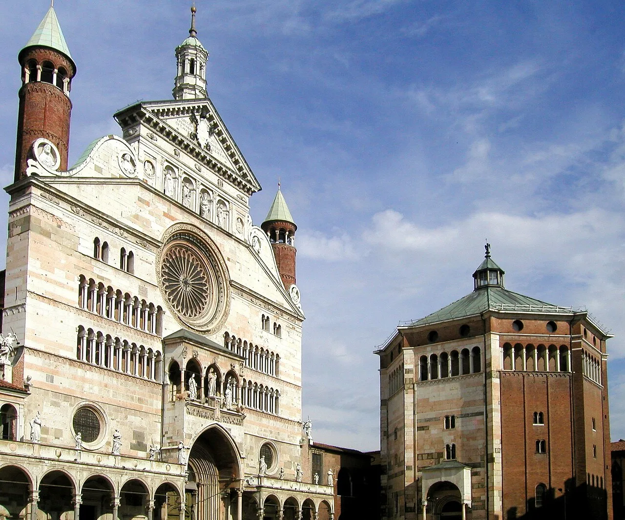 Cremona Cathedral, where Monteverdi's teacher Ingegneri was maestro di capella