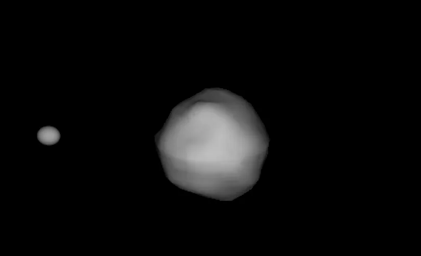 Pre-impact shape model of Didymos and its satellite Dimorphos, based on photometric light curve and radar data