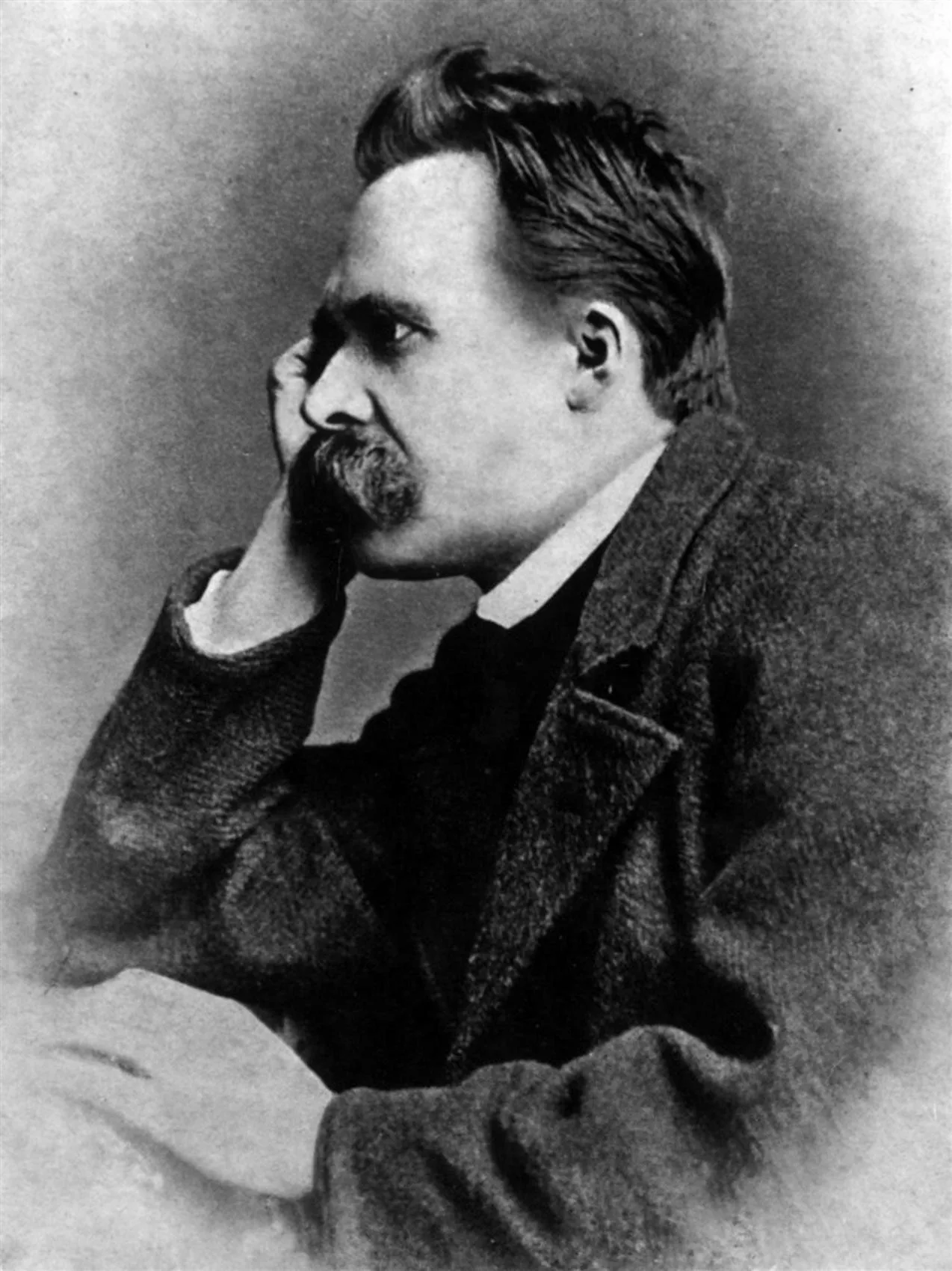 Photo of Nietzsche by Gustav-Adolf Schultze, 1882