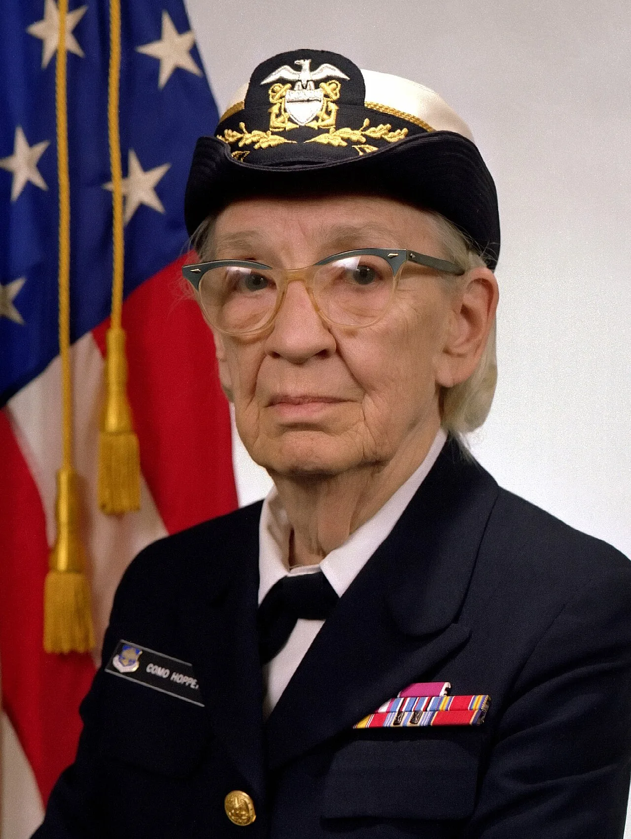 Commodore Grace M. Hopper, USN (covered) head and shoulders crop