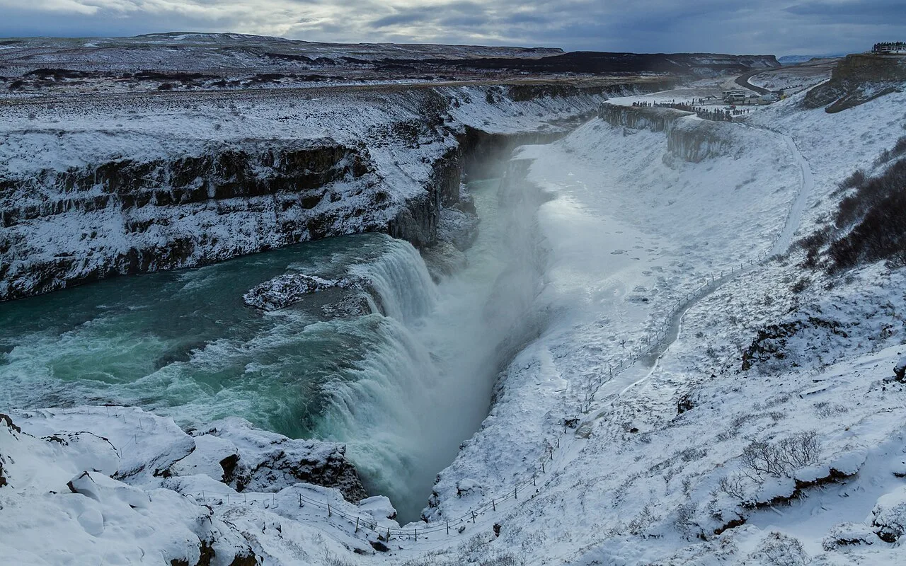 The falls in winter