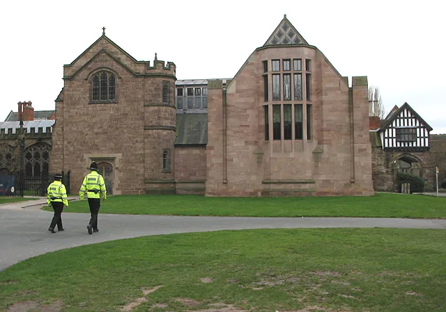 The new library at Hereford Cathedral, where the map is now housed