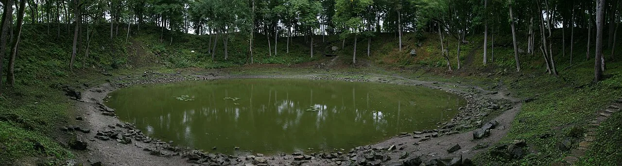 The main crater