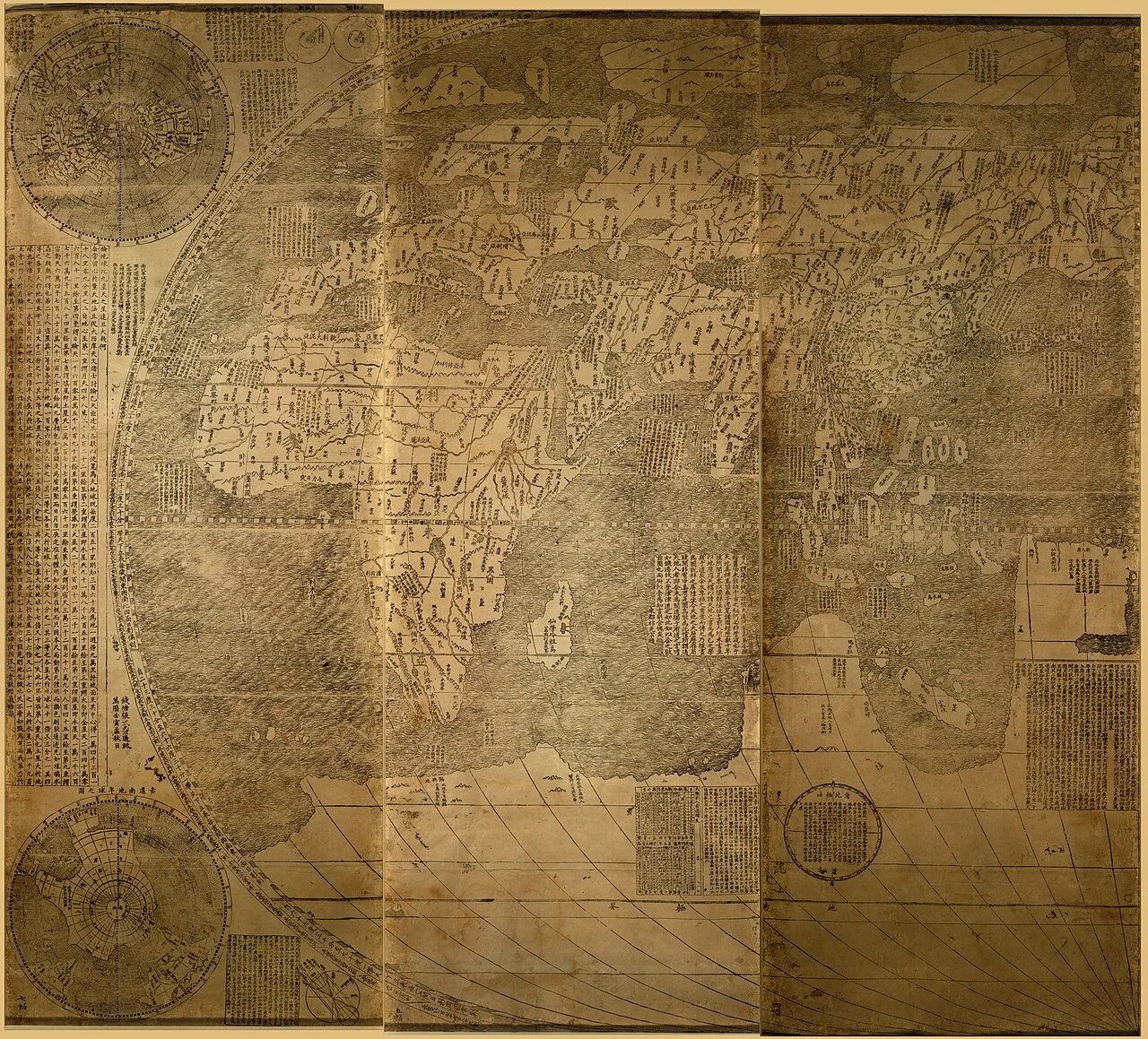 Left panels 1-3