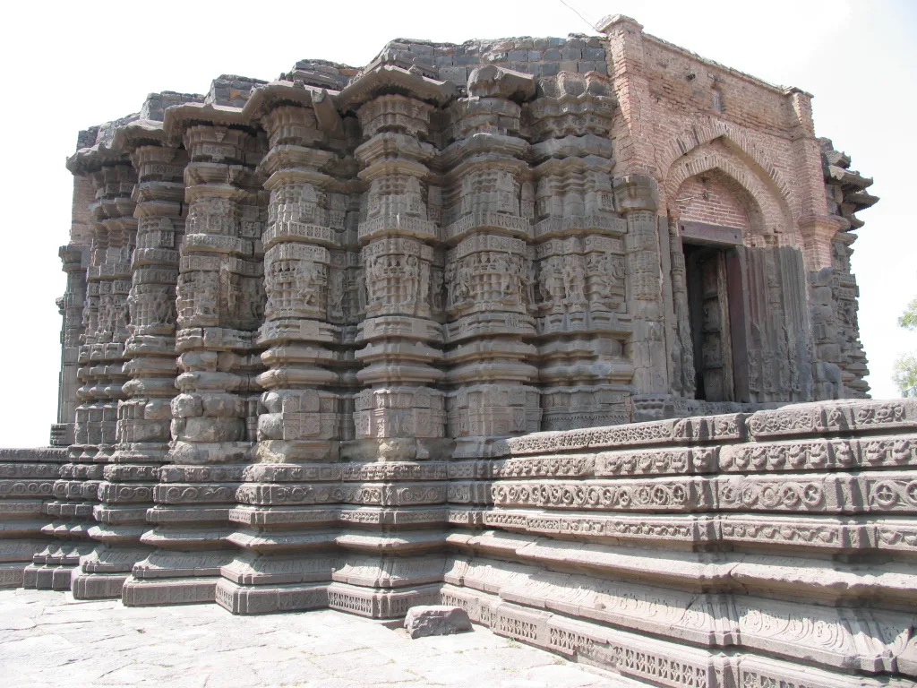 Side profile of the Daitya Sudan Temple.