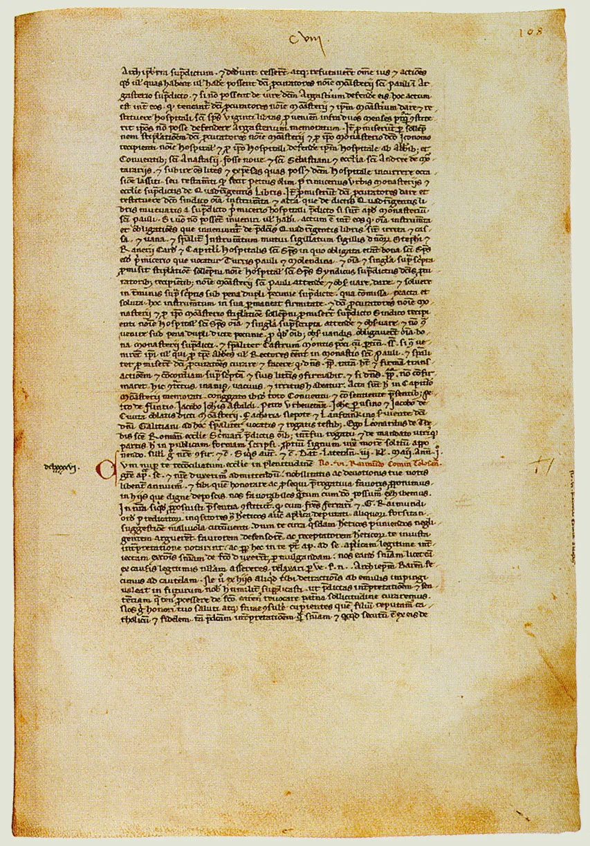 Text of the letter of Pope Innocent IV "to the ruler and people of the Tartars", brought to Güyüg Khan by John de Carpin