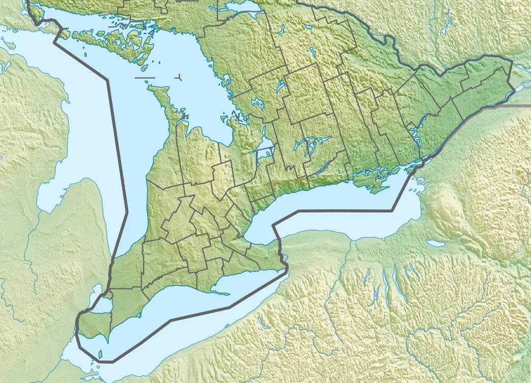 Niagara Falls is located in Southern Ontario