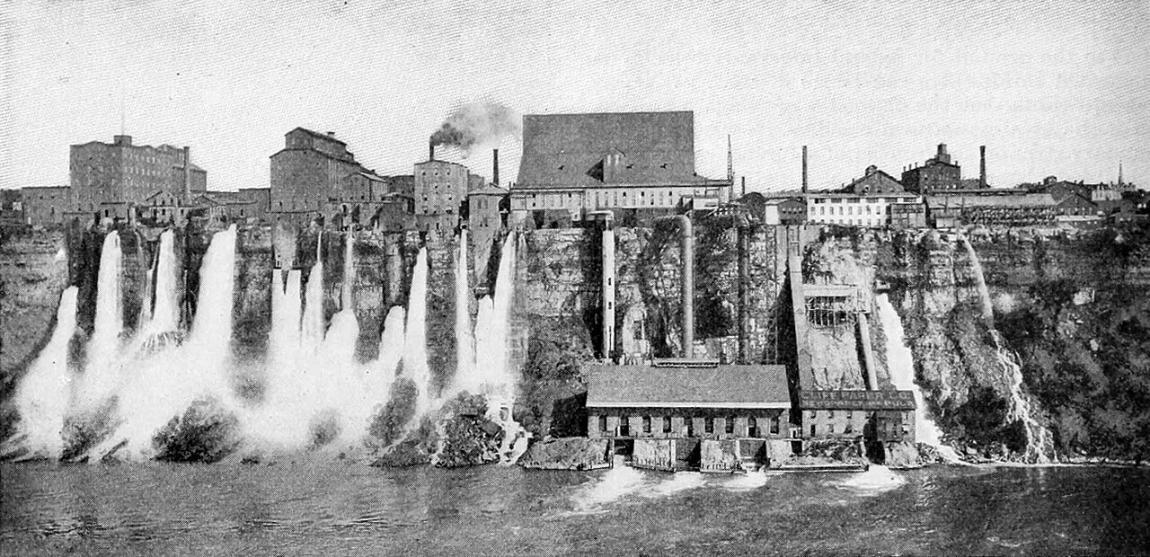 New York side of Niagara Gorge, c. 1901