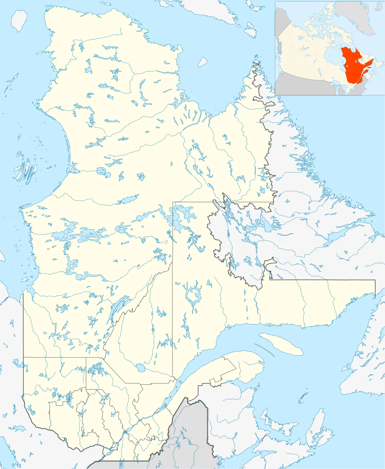 Pingualuit crater is located in Quebec