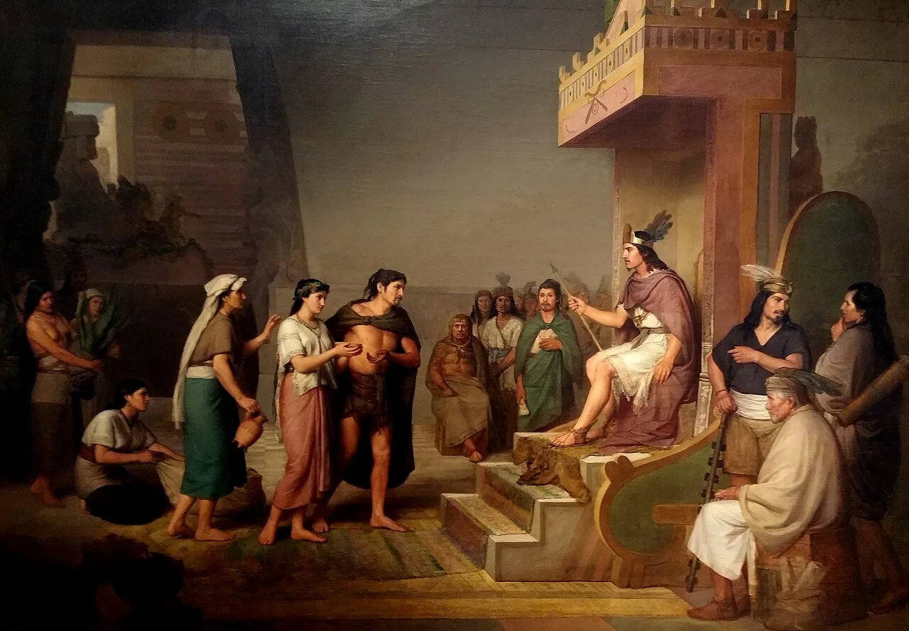 The discovery of pulque by nineteenth-century Mexican painter José Obregón.