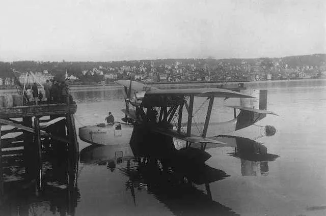 Amundsen's Latham 47 flying boat