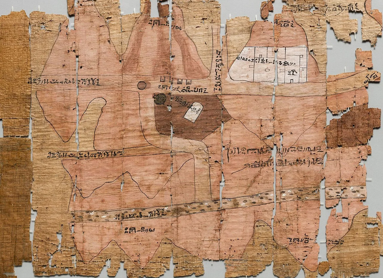 Detail of the map