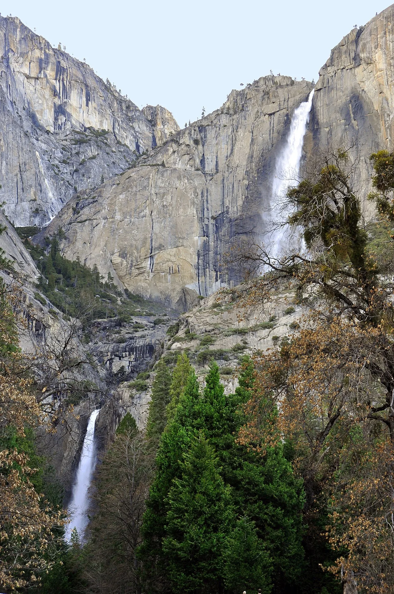 Yosemite falls winter 2010